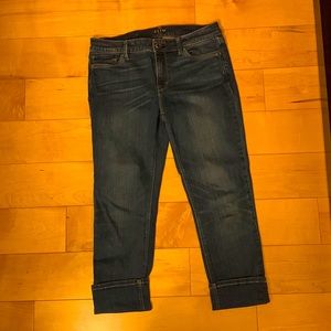 EUC Slim Crop Jeans from White House Black Market.  Like new!